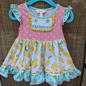 Orange Popsicle Ruffle Tank